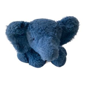 Janie and Jack Blue Elephant 5” Stuffed Animal Plush Rattle Toy 2018.